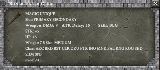 BONEBREAKER CLUB item card